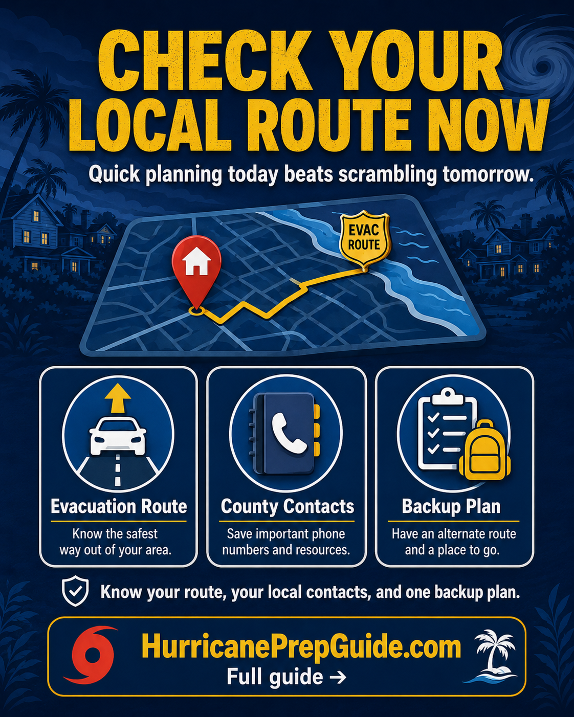 Check your local hurricane route graphic